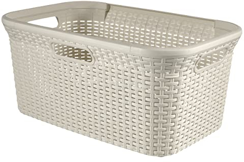 Curver 00708-885-00 Wäschebox Style, 45 L, Creme