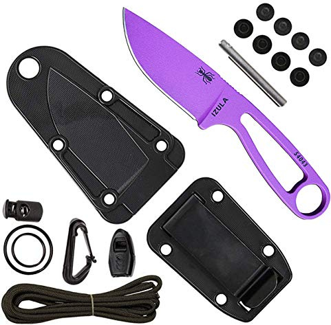 Izula ESEE - Kit d'extérieur - Longueur de la Lame : 6,68 cm Violet avec kit