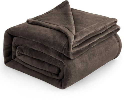 BEDSURE Kuscheldecke Flauschig Decke Fleecedecke - Wohndecke Warm Winter Weich, Sofadecke XXL, Decke Couch Blanket, Wohn- & Kuscheldecken Große 230x270cm, Sofa überwurfdecke Braun