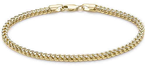 CARISSIMA Frauen 9ct Gelb Gold Spiga Panzerarmband – 19cm/7.5