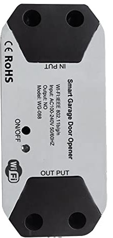 Yuattory WiFi Switch Smart Garage Door Opener Controller Funziona con Home SmartLife/Tuya APP Control Nessun Hub richiesto, Spina UE