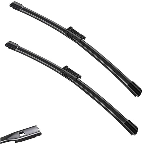 Scheibenwischerblätter vorne hinten, für VW Golf 7 5G1 VII MK7 Variant 2012–2020 Alltrack Sportsvan GTE GTD GTI R Windschutzscheibe (Farbe: vorne hinten, Größe: RHD)