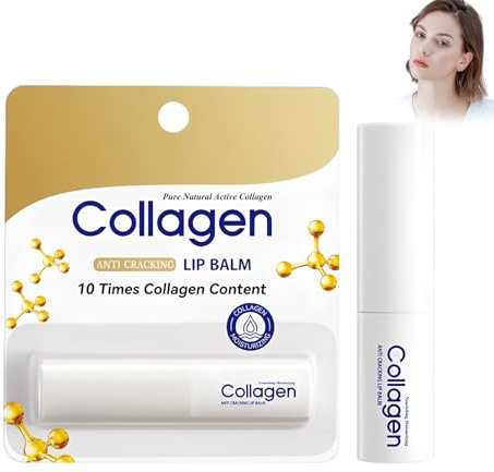 Wonsters Barra de labios con colágeno, bálsamo labial hidratante con colágeno, aceite hidratante para los labios lipstick