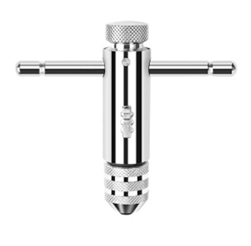 EJGMCNSGB Llave de Macho de roscar Manual con trinquete Ajustable M3-M8, M5-M12, Herramienta de roscado extendido hacia adelante y hacia atrás (Color: A, tamaño: Corto M5-M12)