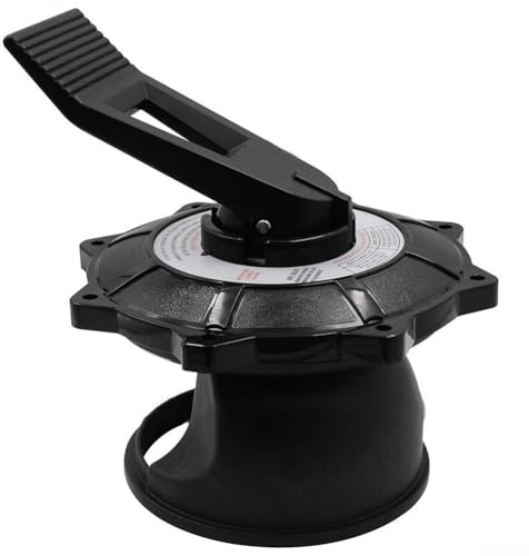 Yuanpgky Couvercle de clé et poignée de rechange SPX0740BA pour valves de filtre de piscine SP0740DE et S144T1540S avec joints toriques et joints pour filtration, déchets, lavage à contre-courant et