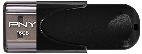 PNY Clé USB 2.0 Attaché 4 Standard 16 Go - Noir