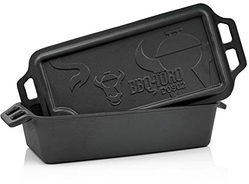 BBQ-Toro Dutch Oven Pan | Gusseisen Kochtopf Gusstopf mit Deckel | 9,4 Liter | preseasoned - bereits eingebrannt | Bräter mit Deckel, Gusseisenkochtopf, Guss Töpfe, Dutch Oven Pot, Gusseisentöpfe