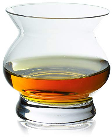 Neat Official Test Glass - Whiskey, Brandy or Liquor Glass - 1.5 oz Capacity - Glass Material - Tulip Form - Whiskey Glass