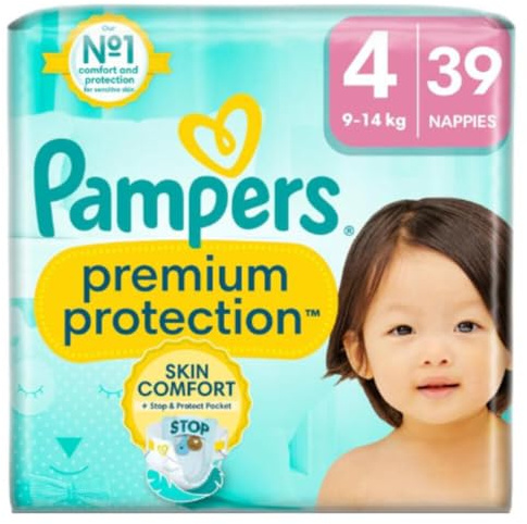 Pampers Windeln T4 – Packung mit 39 Windeln
