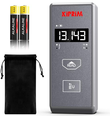 Kiprim Compact 70m Laser Distance Meter LD70M Mini Laser Measuring Tool Laser Tape Measure 229ft,M/FT Unit Switchable
