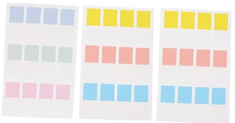 Operitacx 3 Sätze Index etiketten papier das Büroschild Gelstifte Die Aufkleber lesezeichen bunte Memo-Sticker langlebige Registerreiter Memorandum Hinweis studentische Nutzung das Haustier