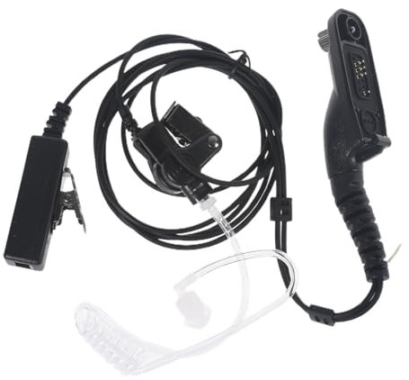 TQUXNGA Casque anti-radiation pour talkie-walkie X-PR 7350 X-PR 6350 6550 Noir 1,5 m
