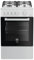 Beko FSG52010FW Freistehender Gasherd, Gasbackofen mit Gaskochfeld, 50 cm, 4 Kochzonen, Gasbackofen mit Elektrozündung und Innentemperaturanzeige, herausnehmbares Innenglas, Weiß