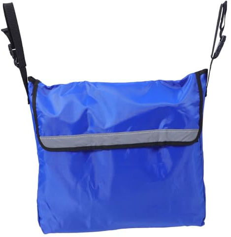 Rollstuhltasche aus 420d Oxford in Blau für Seitenspeicher | Leicht, Praktisch und Einfach zu Montieren, für Becher, Essen, Handy und Weitere Gegenstände