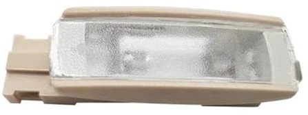 AJOHBM Lampada Lettura Interna Aletta Parasole Anteriore Per VW Per Golf 5 6 7 GTI Per Jetta A5 Per Passat B6 B7 CC Per Polo Per Tiguan Per EOS Per Sharan(Beige-1PC)