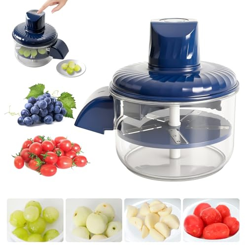 Electric Grape & Garlic Peeling Machine, Brushless 5-Blade 304 Stainless Steel Automatic Peeling Machine, USB Recahrgeable Small Fruit Tomato Peeler Tool for Home Kitchen Commercial