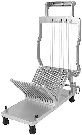 Qcwwy Adjustable Bread Cutting Machine, Metal Structure Cheese Slicer, Comfortable Grip Wire Cutter for DIY Food