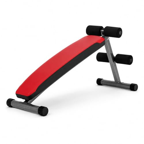 Sit Up Bench with Reverse Crunch Handle – Adjustable Weight Bench for Home Gym Core Workout, Abdominal Exercise, Strength Training & Full Body Fitness Equipment