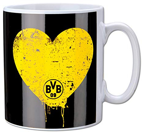 Borussia Dortmund BVB-Tasse f?r den besten Papa, 1 St?ck (1er Pack)