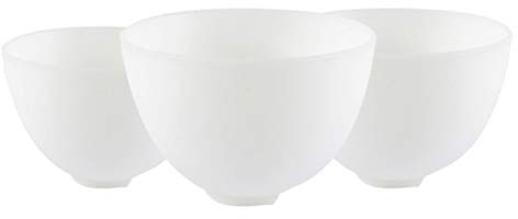 EXCEART Tazón de mezcla de facial, 3 piezas de silicona para mezclar máscaras faciales, herramienta de mezcla de barro, otros productos para el cuidado de la piel, cuencos de mezcla