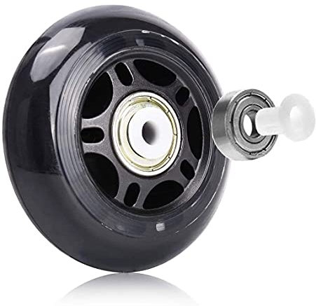 SSCYHT 8er Pack 76 mm / 80 mm 82A Ersatzrollen für Inline Skates, Rollen mit Kugellager ABEC 7,80mm