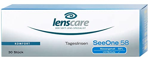SeeOne 58 Tageslinsen, 5 Stück/BC 8.6 mm/DIA 14.2 mm / +1.50 Dioptrien