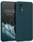 kwmobile Housse Compatible avec Xiaomi 12 Lite 5G Coque - Housse de téléphone en Silicone avec Protection Appareil Photo - pétrole Mat