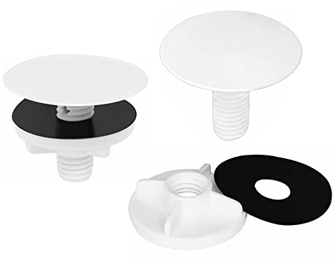 Kitchen Sink Hole Covers, Faucet Hole Cover, Kitchen Sink Caps for Tap Holes Plate Stopper Cover Blanking Metal Plug (Medium Threaded Shank)