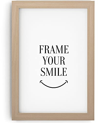 MONFRAME Bilderrahmen Modern - 59,4x84 (DIN A1) cm - Buche - mit Acrylglas