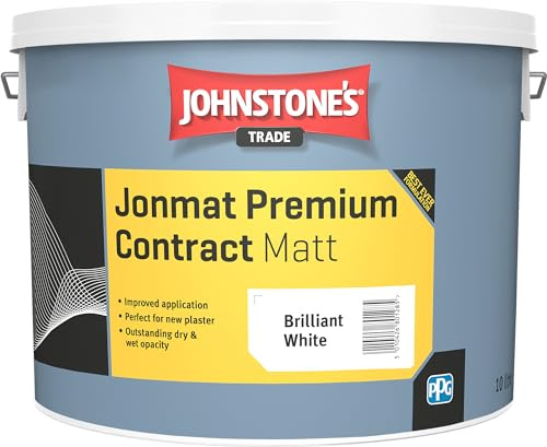 Johnstone's Trade Jonmat Premium Contract Matt - Brilliant White - 10 Litre