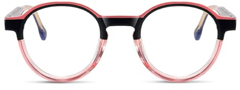AOOLIA Lesebrille Damen, Federscharniere Blaulichtfilter Schlank Lesen Gläser, Ultraklare Sicht Männer Frauen Lesebrille Lesehilfe (Rosa, 2, x)