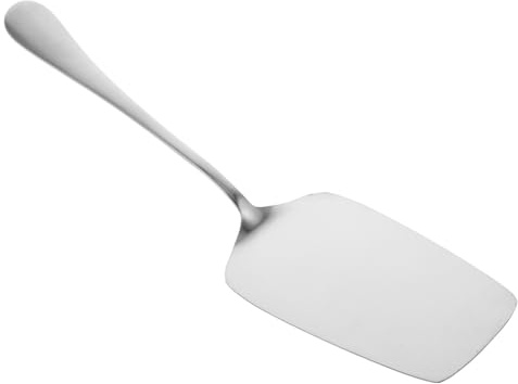 HOMOCONO Kuchenheber aus Edelstahl mit Langem Griff, Silber, für Torten | Tortenheber, Multifunktionales Design für Kuchen und Eis, Passend für Hochzeiten und Geburtstage