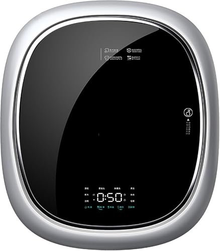 GWWBD Mini Tambour Mural 3,5 L Charge Frontale Machine à Laver entièrement Automatique très Efficace pour Voyage Appartements dortoirs Chaussettes sous-vêtements