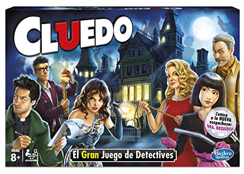 Hasbro Gaming 38712546 Clasico Cluedo (Versión Española), Multicolor