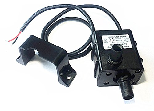 Qiorange Mini Waßerpumpe Tauchpumpe Pumpe DC 12V 5W elektrische Minipumpe für Brunnen Aquarium und Modellbau 240L/H