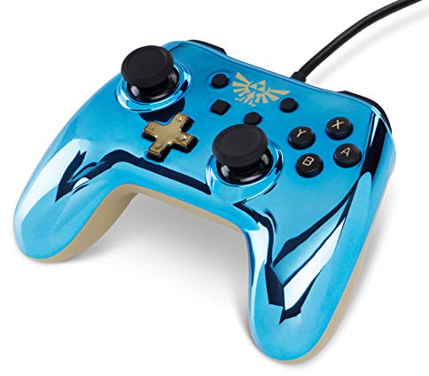 PowerA Kabelgebundener -Controller für Nintendo Switch – Chrom Legend of Zelda