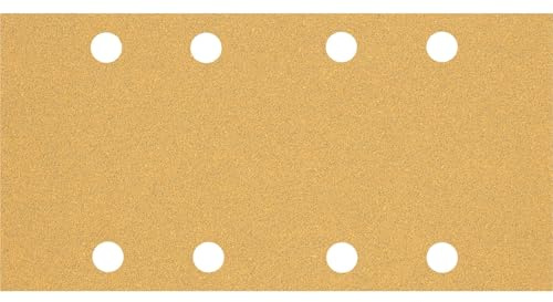 Bosch 10x Papel de lija EXPERT C470 con 8 agujeros para lijadoras orbitales | para Pintura sobre madera, Madera dura, Ø 93x186 mm, Grano 60, Professional Accesorios Lijadora orbital