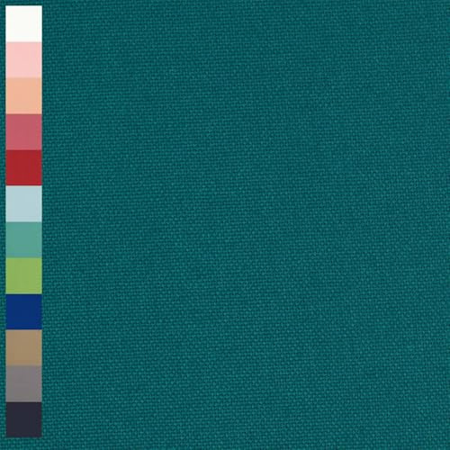 Canvas Stoff Fabian | ab 50cm x 140cm (petrol) | 100% Baumwolle - Leinenoptik - Einfarbig/Uni