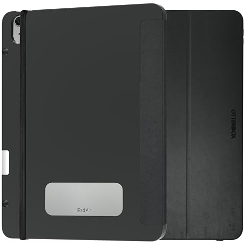 OtterBox React Folio Hülle für iPad Air 13 Zoll (M4/M3/M2), Schwarz | Für iPad Air 13, sturzsichere, ultradünne Schutzhülle, nach Militärstandard getestet, Keine Einzelhandelsverpackung