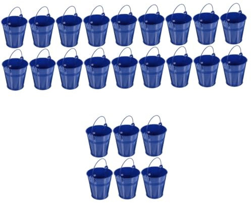 IMIKEYA 4 Sätze 4 Sets Mini Eimer Basteleimer Verzinkte Mini Mit Griff Süßigkeiten Kleine Partygeschenke Partygeschenke Farb 6 Stück * 4