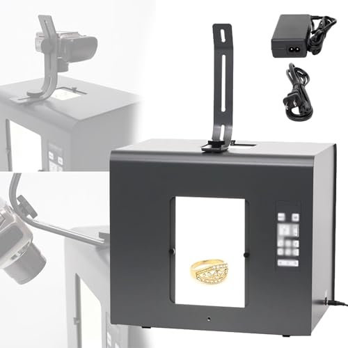 Mini fotostudiobox, bärbar LED-ljustält, fotograferingsbox, kamera, fotograferingstält, fotostudiotält med 6 växlande ljuskälllägen för produktvisning (kamera ingår ej),S