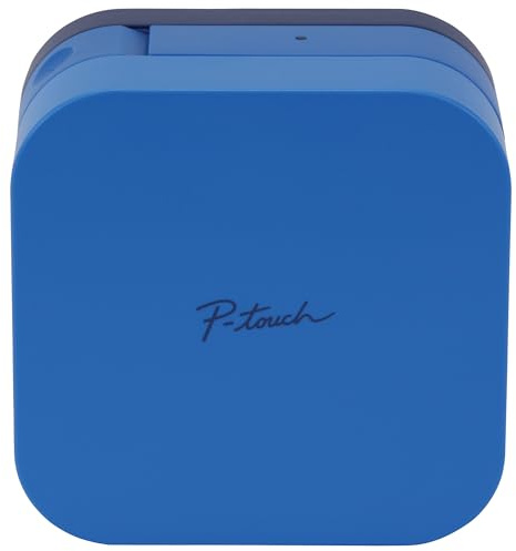 Brother P-Touch Cube Smartphone Label Maker, Bluetooth Wireless Technology, Multiple Templates Available, Apple & Android Compatible - Blue, 2.5 x 4.6 x 4.6 inches