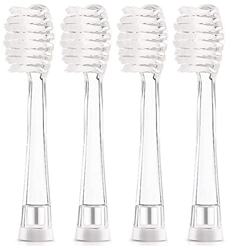 Seago SG977 SGEK6 Brosses De Rechange Pour YUNCHI K3 Pour Enfants Brosse à Dents Électrique 4 Têtes De Rechange Souples (4 Grandes Têtes De Brosse)