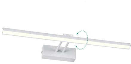 EMKE LED Spiegelleuchte Spiegellampen für das Bad Spiegelleuchten 40 cm, Spiegellampe Bad Spiegelleuchte LED Spiegelbeleuchtung 200° Drehbar BadSpiegelschrank Beleuchtung 4200K Spiegel Lampe Weiß