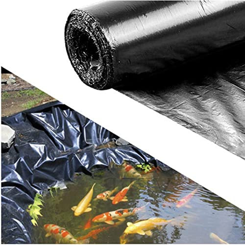 BAEE Prefabricated Soft Rubber Pond Paint, Waterproof Membrane, Folding Pond Grid, Pond Accessories Anti-cracking (Size : 6x8m/19.2x25.6ft)