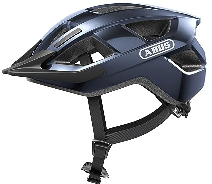 ABUS Fahrradhelm Aduro 3.0 – Sportiver City-Helm in stilvollem Design für alltägliche und sportliche Touren – für Damen und Herren – Blau, Größe S