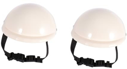 BESPORTBLE 2stücke Haustierhelm Für Hunde Verstellbarer Sicherheitshelm Für Sonnenschutz Und Regenschutz Geeignet Für Kleine Hunde Weiß