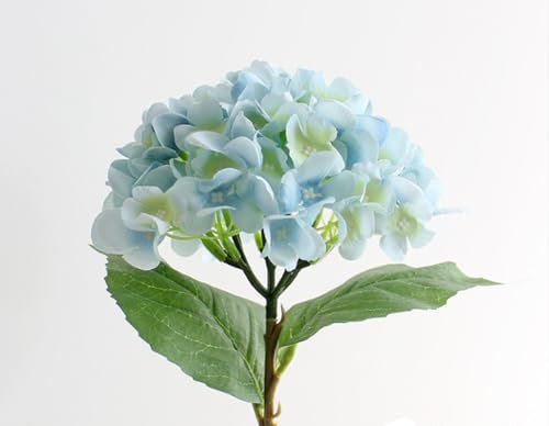 Nvzi 3 x ortensie, fiori artificiali, decorazione di nozze, azzurro