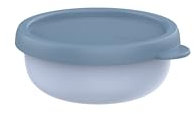 Mepal - Mikrowellengeschirr Lumina - Frischhaltedosen mit Deckel für Kühlschrank, Gefrierschrank, Dampfgarer & Mikrowelle - Mikrowellenschüsseln mit Deckel - Aufbewahrungsbox - 250 ml - Nordic blue