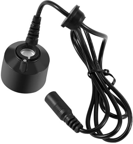 Generador de Niebla para Fuente de Agua, Mini Negro, sin Luz para Crear Atmósfera, Humidificador de Acuario para Decoración Interior y Exterior